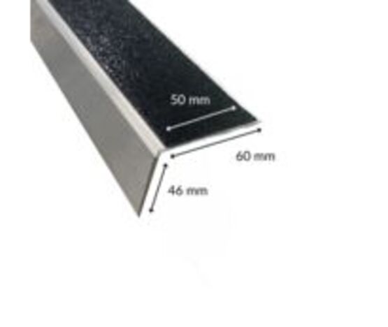  NEZ DE MARCHE ALUMINIUM LARGE 60MM X 46MM ANTIDERAPANT 50MM | WATTELEZ  - Nez de marche