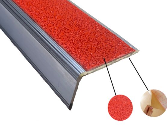  Nez de marche cornière avec antidérapant | WACCESS - Nez de marche