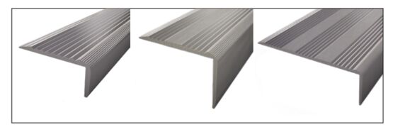 Nez de marche en aluminium | Série NDM VD - Nez de marche