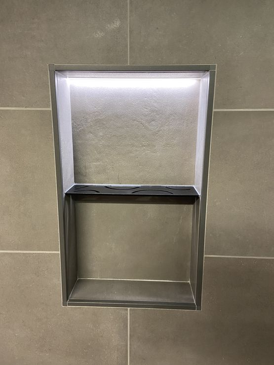 Niche murale avec éclairage LED intégré | Schlüter-KERDI-BOARD-NLT  - produit présenté par SCHLÜTER SYSTEMS