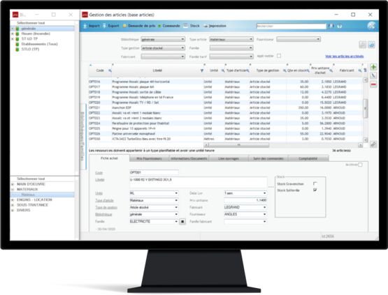 Optim’BTP Achats &amp; Matériel - Centralisez vos achats et gérez votre parc chantier efficacement - produit présenté par BRZ FRANCE