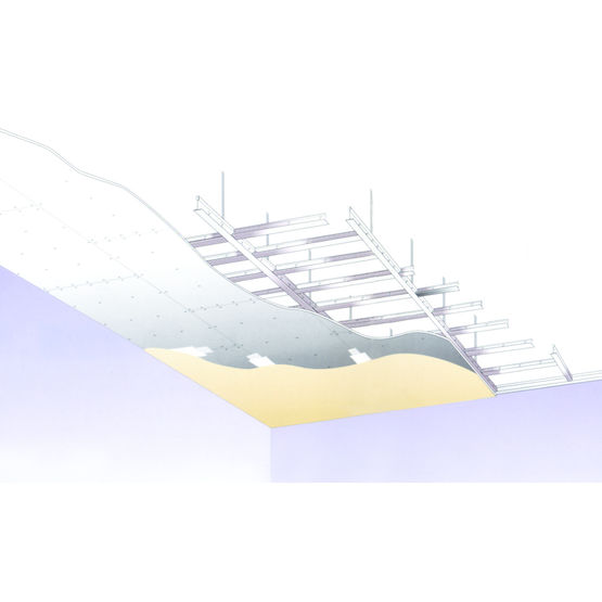 Ossature pour plafond suspendu en plaques de plâtre | Donn DX Rapid&#039;Fix