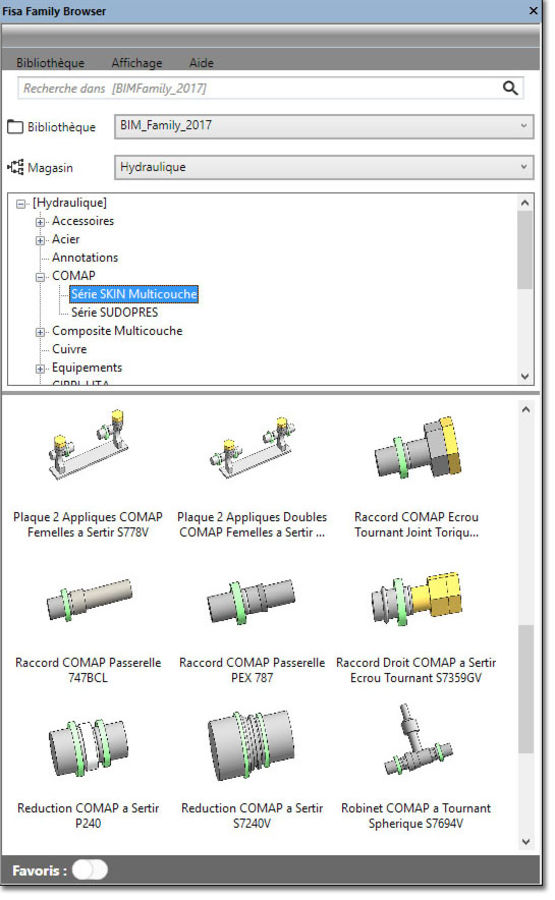 Outils de conception et de tracé de maquettes CVC | Fisa-BiM CVC - Logiciel BIM