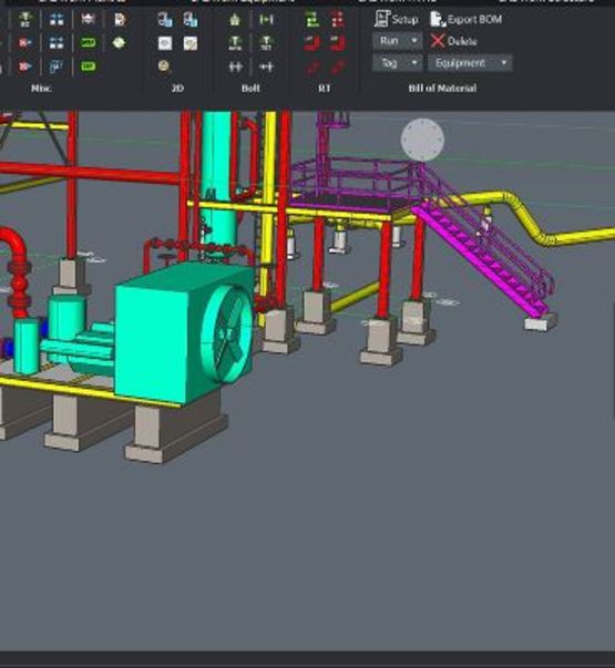 Outils de fichiers DWG pour conception d’usine et automatisation | CADWorx Plant  - produit présenté par HEXAGON