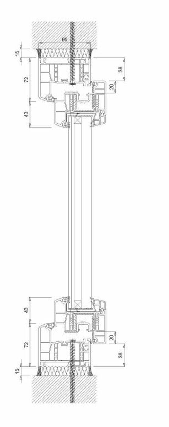 Ouvrant de service pare-flamme en PVC à rupture de pont thermique E30 | Gamme Resiteq - produit présenté par ERIBEL