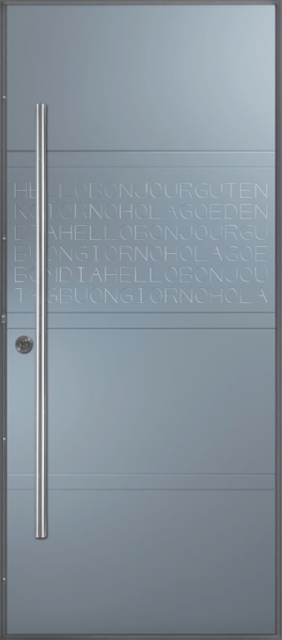  Ouvrant monobloc à parements aluminium | Solobloc Poétic - Porte d'entrée en aluminium