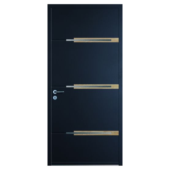  Ouvrant monobloc sur cadre aluminium pour porte d&#039;entrée Volma | THERMALUX  - Porte d'entrée en aluminium