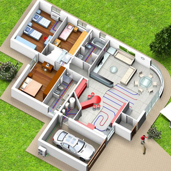  PAC air/eau compacte pour chauffage et production d&#039;ECS | Estia 4,5 kW - TOSHIBA CLIMATISATION