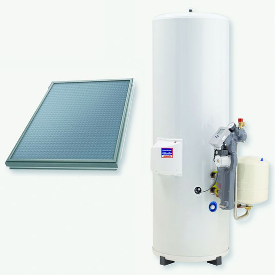 Pack chauffe-eau solaire avec station et capteur | Solaire Mg-V