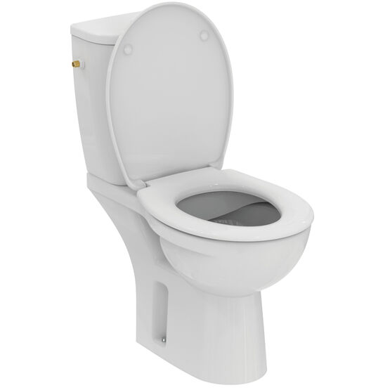 Pack WC sur pied sans bride Ulysse avec alimentation latérale et abattant à frein de chute | Ulysse P026701 - PORCHER