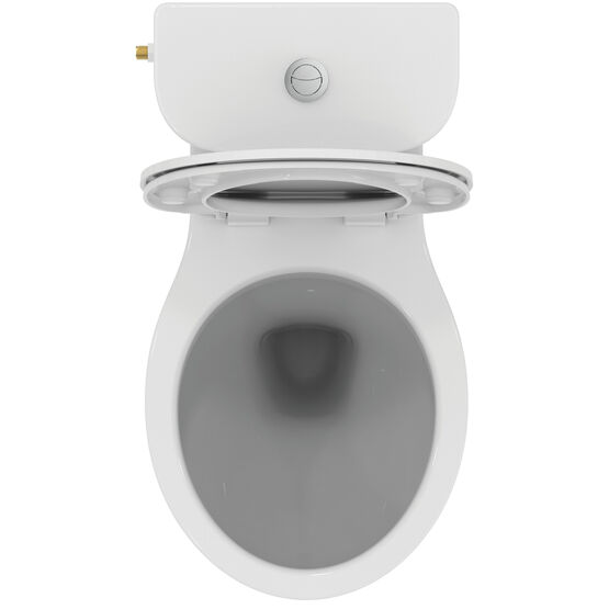  Pack WC sur pied surélevé sans bride et abattant frein de chute | Ulysse P026901 - Cuvette surelevée