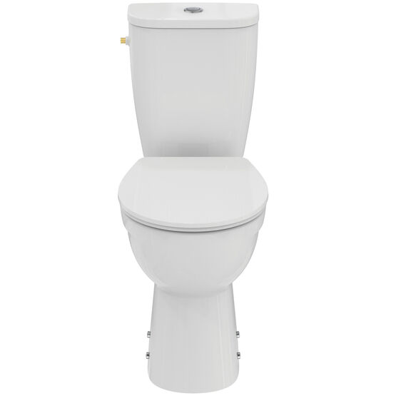 Pack WC sur pied surélevé sans bride et abattant frein de chute | Ulysse P026901 - produit présenté par PORCHER