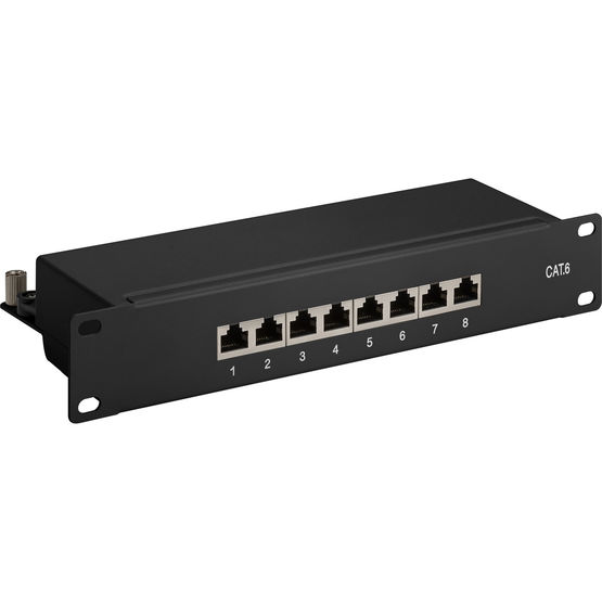PANNEAU 10 pouces 1U 8 PORTS CAT6 STP | Réf : 754720 - produit présenté par EXERTIS CONNECT