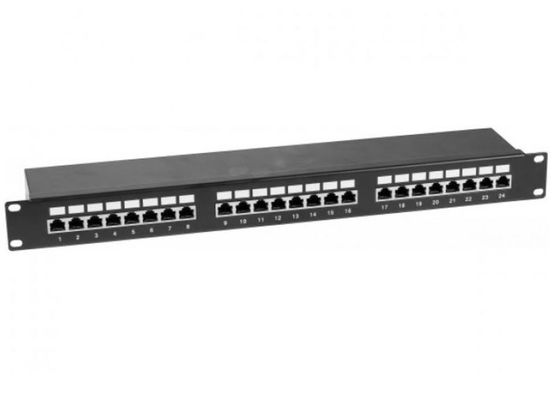  Panneau 19&quot; 1U 24 ports CAT6 stp | Réf. 257310 - Baies de brassage pour réseau VDI