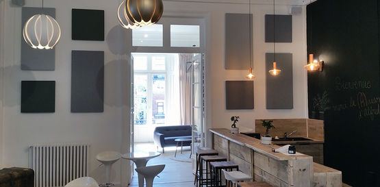 Panneau acoustique décoratif en plusieurs formats pour murs et plafonds | AIRPANEL 1 FACE - produit présenté par TEXDECOR