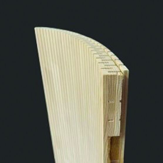  Panneau acoustique incurvé en bois massif lamellé-collé | Ligno Acoustique Curved - LIGNOTREND