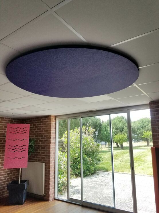 Panneau Acoustique pour Plafond et Mur Rond