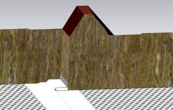  Panneau acoustique pour la construction des toits | CASTOROOF G5 LR ACOUSTIQUE - Couverture en panneaux sandwich