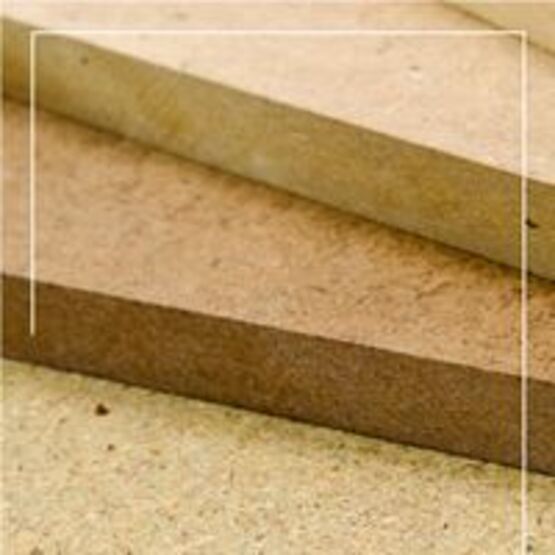 Panneau bois composite lié par colle biosourcée | MDF Next