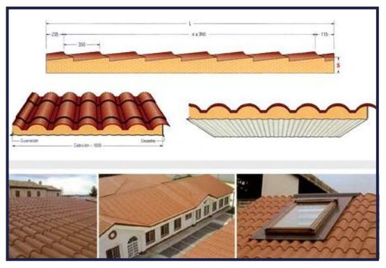  Panneau composite aspect tuile traditionnelles pour toitures | CASTOTUIL - Panneaux aspect tuiles ou ardoises