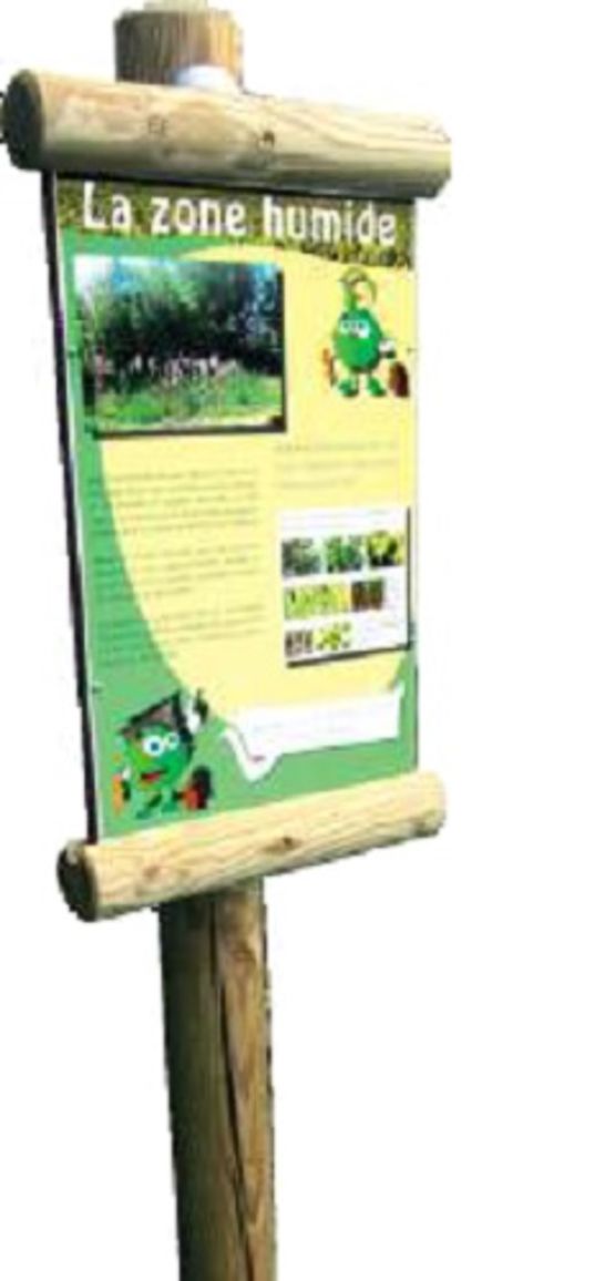 Panneau d'information pour espaces naturels - Panneaux et autres signalisations routières