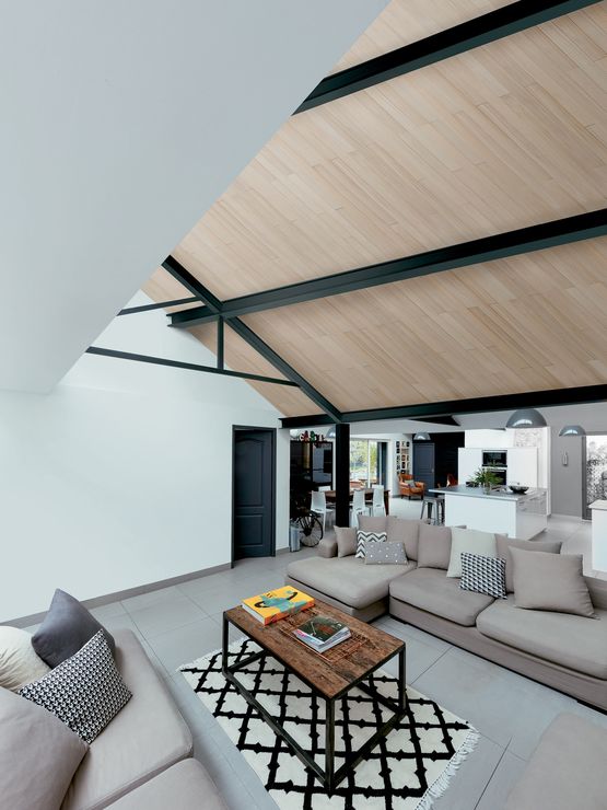  Panneau d&#039;isolation de toiture 3 en 1 | Usystem Roof OS Comfort finitions Wood - UNILIN INSULATION 