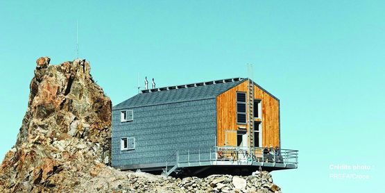  Panneau de façade et toiture ventilées en aluminium à pliures irrégulières | FX.12 - PREFA FRANCE