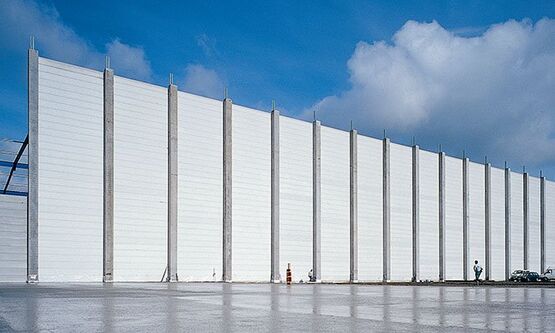  Panneau de grande longueur en béton cellulaire pour mur coupe-feu extérieur | Hebel - Blocs et panneaux autoportants en béton cellulaires