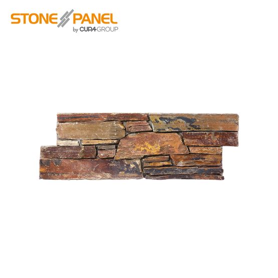 Panneau de parement mural en pierre naturelle | STONEPANEL® MULTICOLOR - Pierres de parement (naturelles ou reconstituées)