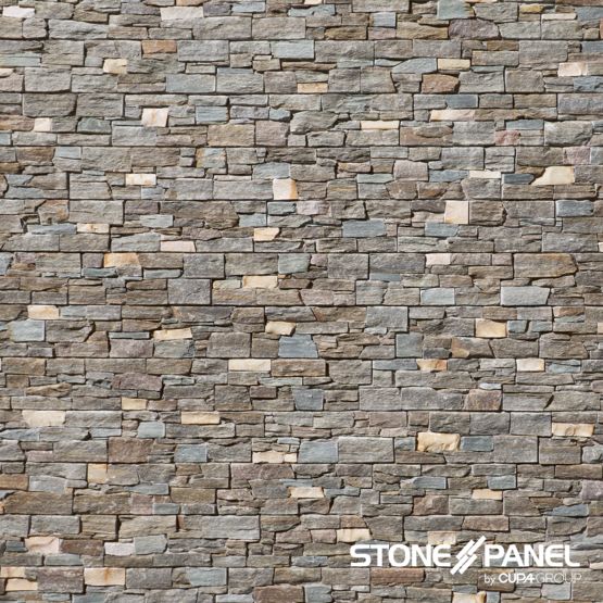 Panneau de parement mural en pierre naturelle  | STONEPANEL® NORDIC - produit présenté par CUPA STONE