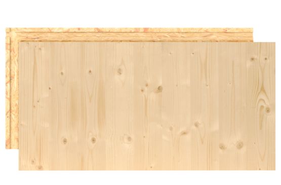  Panneau en bois finition pin pour parois et cloisons | FIBS BB100 – Pin - FIBS BUILDING SYSTEMS
