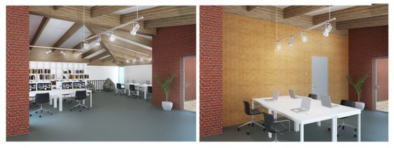 Panneau en bois finition pin pour parois et cloisons | FIBS BB100 – Pin - produit présenté par FIBS BUILDING SYSTEMS