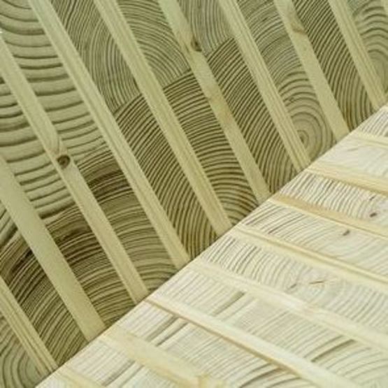 Panneau en bois lamellé collé graphique | YD-Woods
