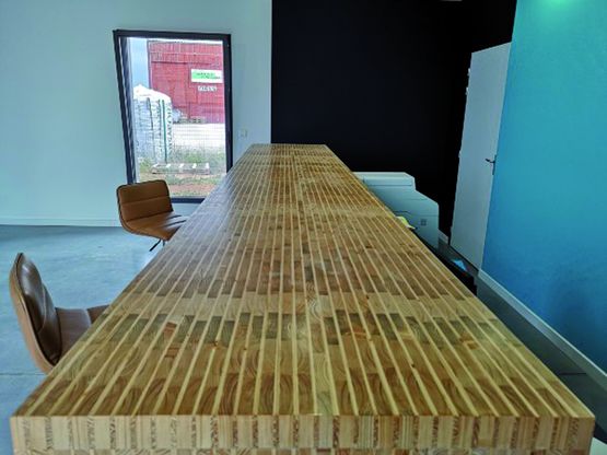  Panneau en bois lamellé collé graphique | YD-Woods - DUCERF