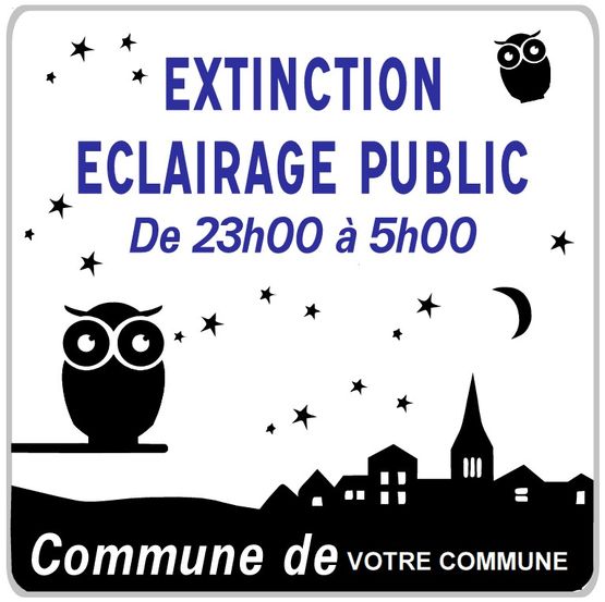 Panneau extinction de l'éclairage public | MOSELLE - produit présenté par SOLUVELOS