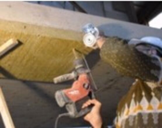  Panneau isolant CF 1 h rapporté sous dalle béton | Rockfeu REI 60 RsD - Coffrages et panneaux isolants