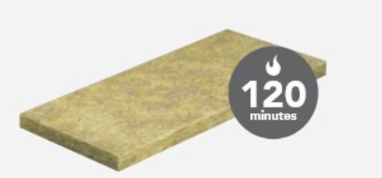 Panneau isolant CF 2 h rapporté sous dalle | Rockfeu REI 120 RsD - produit présenté par ROCKWOOL