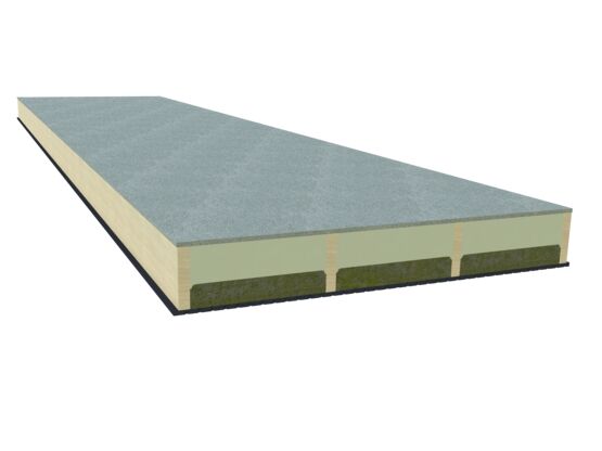  Panneau isolant chevronné pour toitures en pente Spécial ERP | Usystem Roof DS Acoustic HD - UNILIN INSULATION 