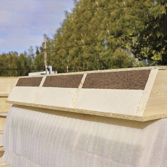 Panneau Isolant En Fibre De Bois Pour Toitures En Pente Usystem Roof Panneau Isolant En Fibre De Bois Pour Toitures En Pente Usystem Roof