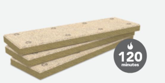  Panneau isolant en laine de roche à parement en laine de bois | Rockfeu Wood FdC - ROCKWOOL