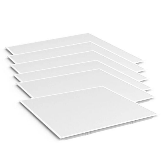 Panneau LED 60x60 40 W blanc pour éclairage intérieur professionnel | Pack de 6 Silumen