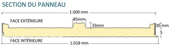  Panneau métallique autoportant à fixations cachées pour toitures | CASTOROOF JD3  - produit présenté par CASTORMAT