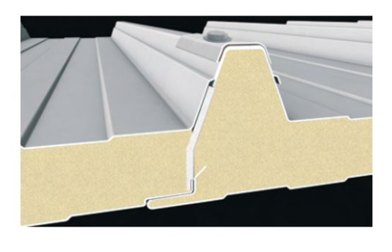  Panneau métallique isolé pour toiture en isolants PUR et PIR | PENTA - ITALPANNELLI