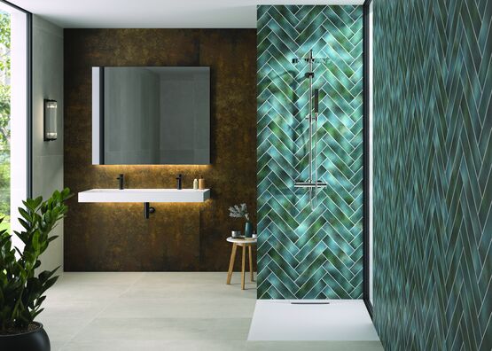 Panneau mural aluminium en 70 décors pour salles de bains | Kinewall Design