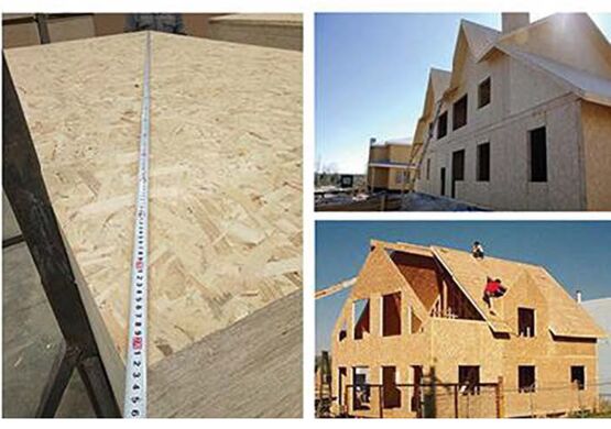  Panneau OSB pour construction, couverture murale et toiture en intérieur et extérieur, isolation au niveau des planchers | 2LI SERVICE  - Panneau, planche en bois ou dérivés