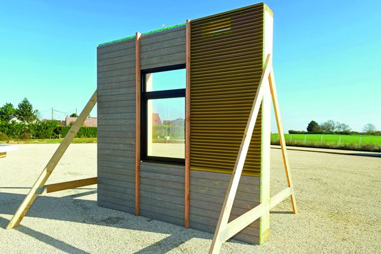 Panneau porteur en plâtre HDC pour construction ossature bois jusqu'à R+3 | Defentex - Panneaux hybrides