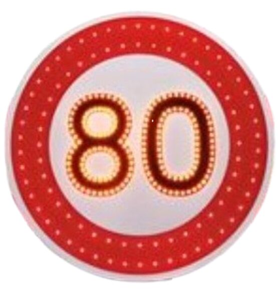  Panneau renforcé BTR à LEDs rond | 1-02-2-168 - Panneaux et autres signalisations routières