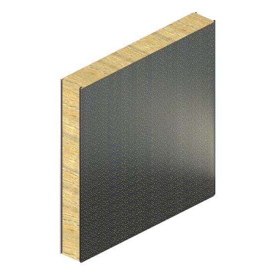  Panneau sandwich isolant à âme en laine minérale | Decaroc Acoustique Design - Panneaux muraux et absorbeurs acoustiques