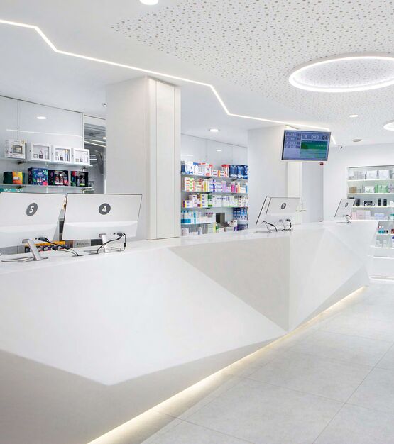 Panneau Solid Surface pour établissements de santé | HIMACS 