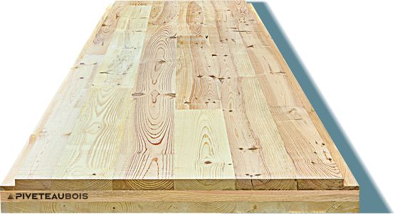 Panneau structurel standard CLT en épicéa et pin français | Hexakit - PIVETEAUBOIS